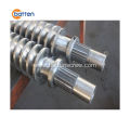 Conical Twin screw barrel for extrusion PVC machine